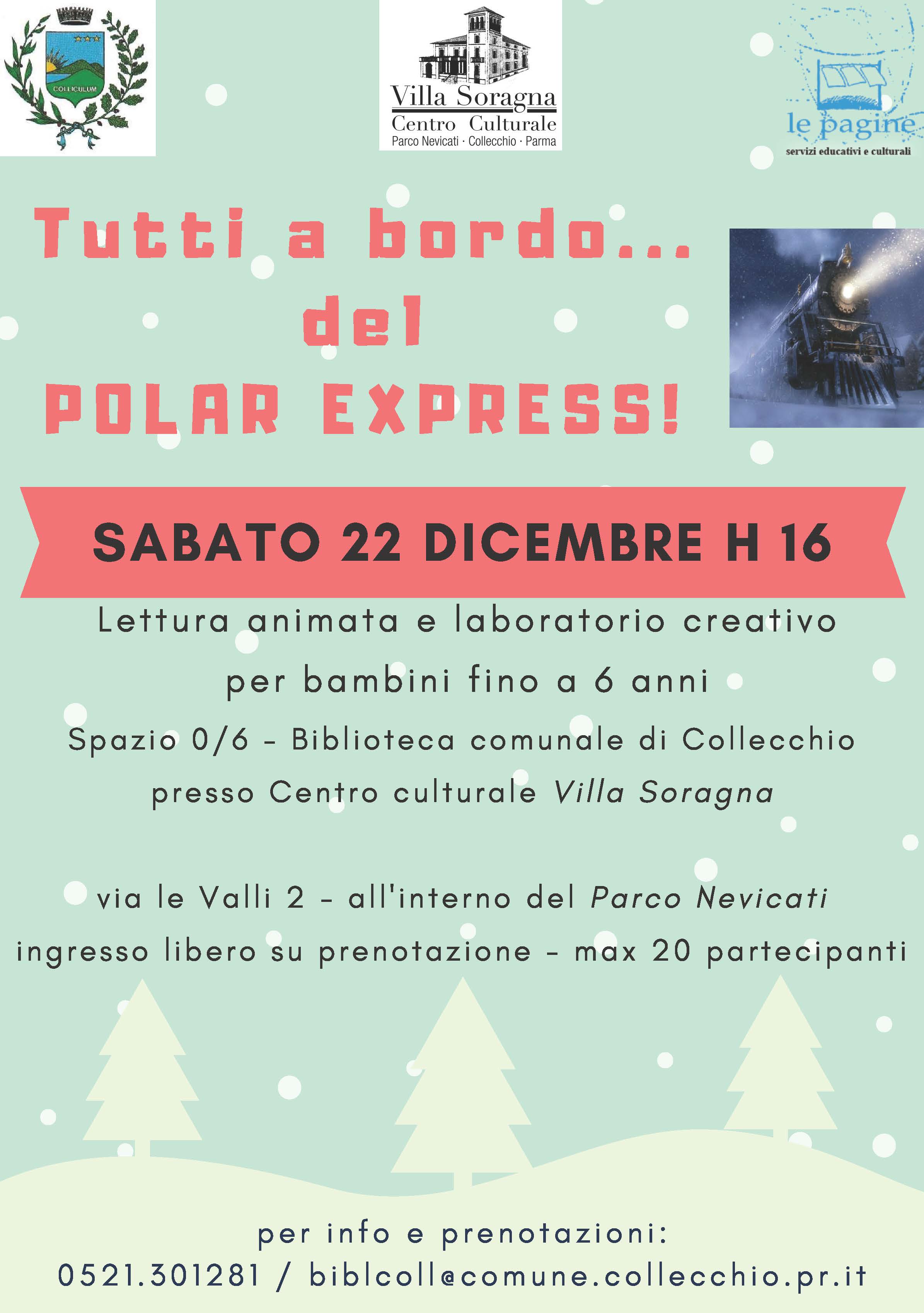 'Tutti a bordo... del Polar Express!' a Collecchio