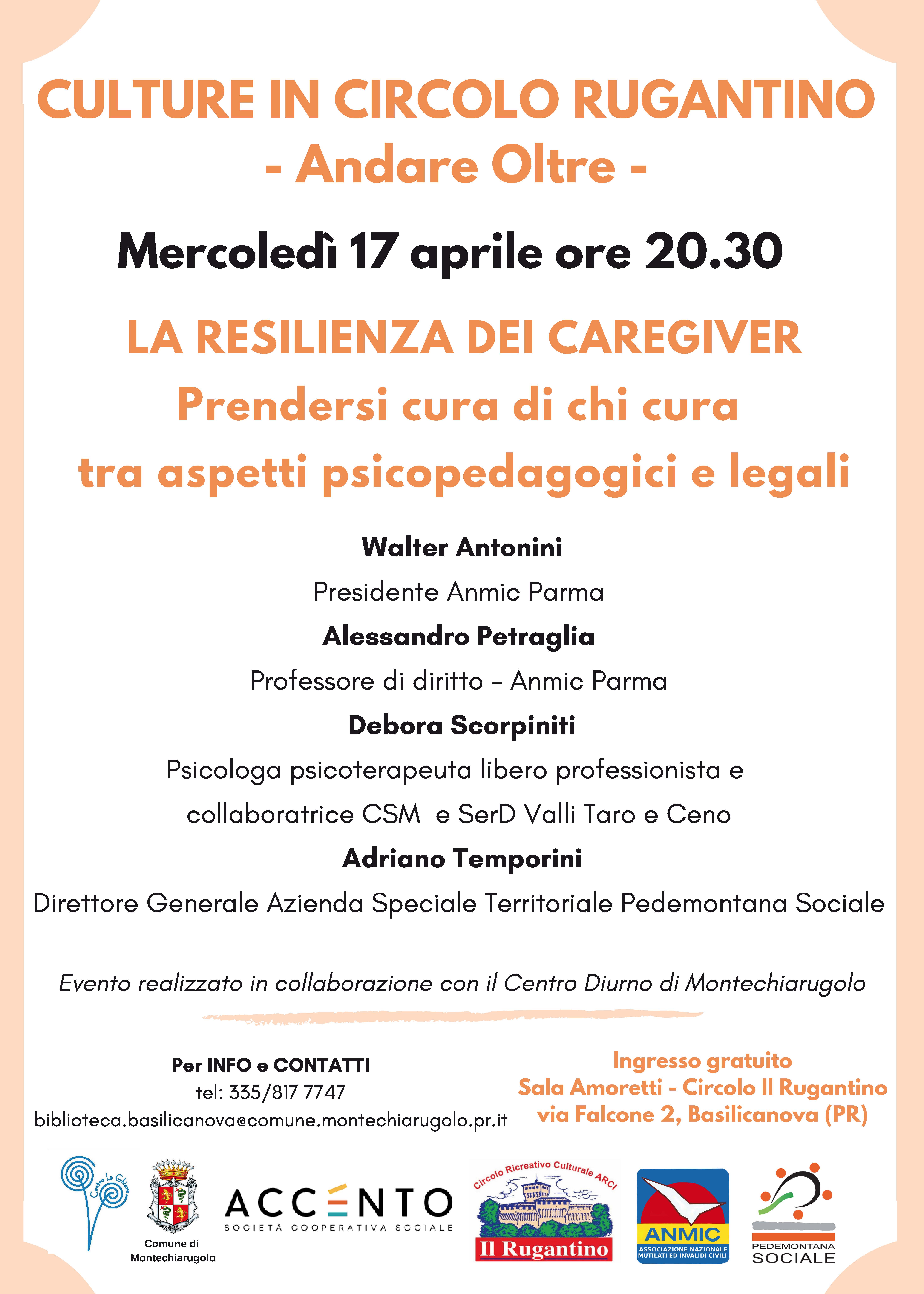 La resilienza dei caregiver: incontro a Basilicanova
