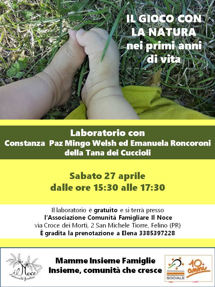 “Il gioco con la natura nei primi anni di vita”