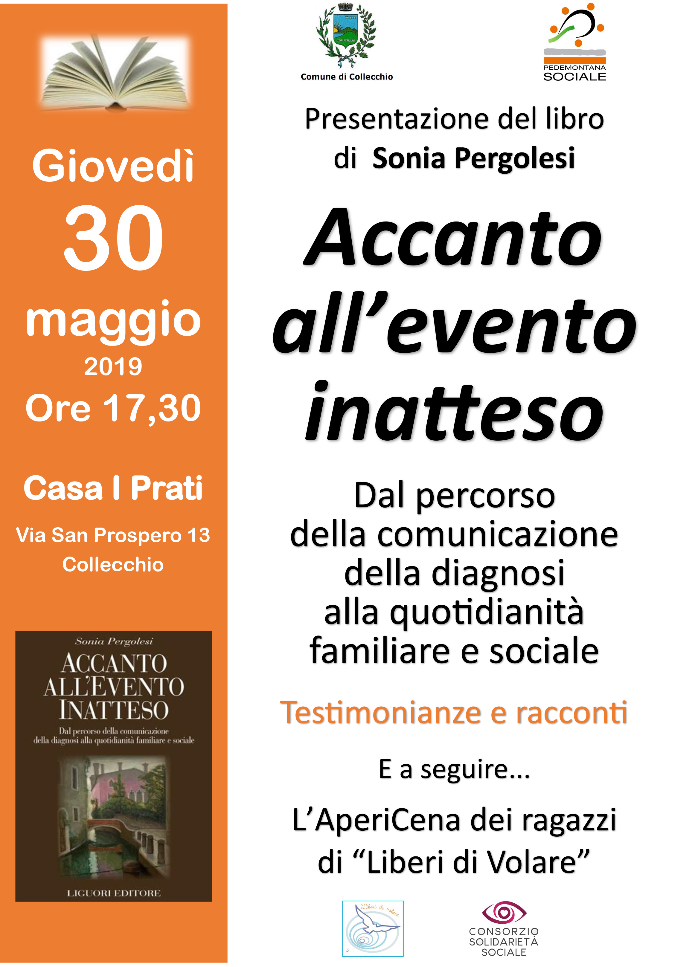 Accanto all'evento inatteso il libro di Sonia Pergolesi> Accanto all'evento inatteso il libro di Sonia Pergolesi