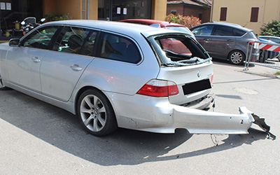 Auto danneggiata